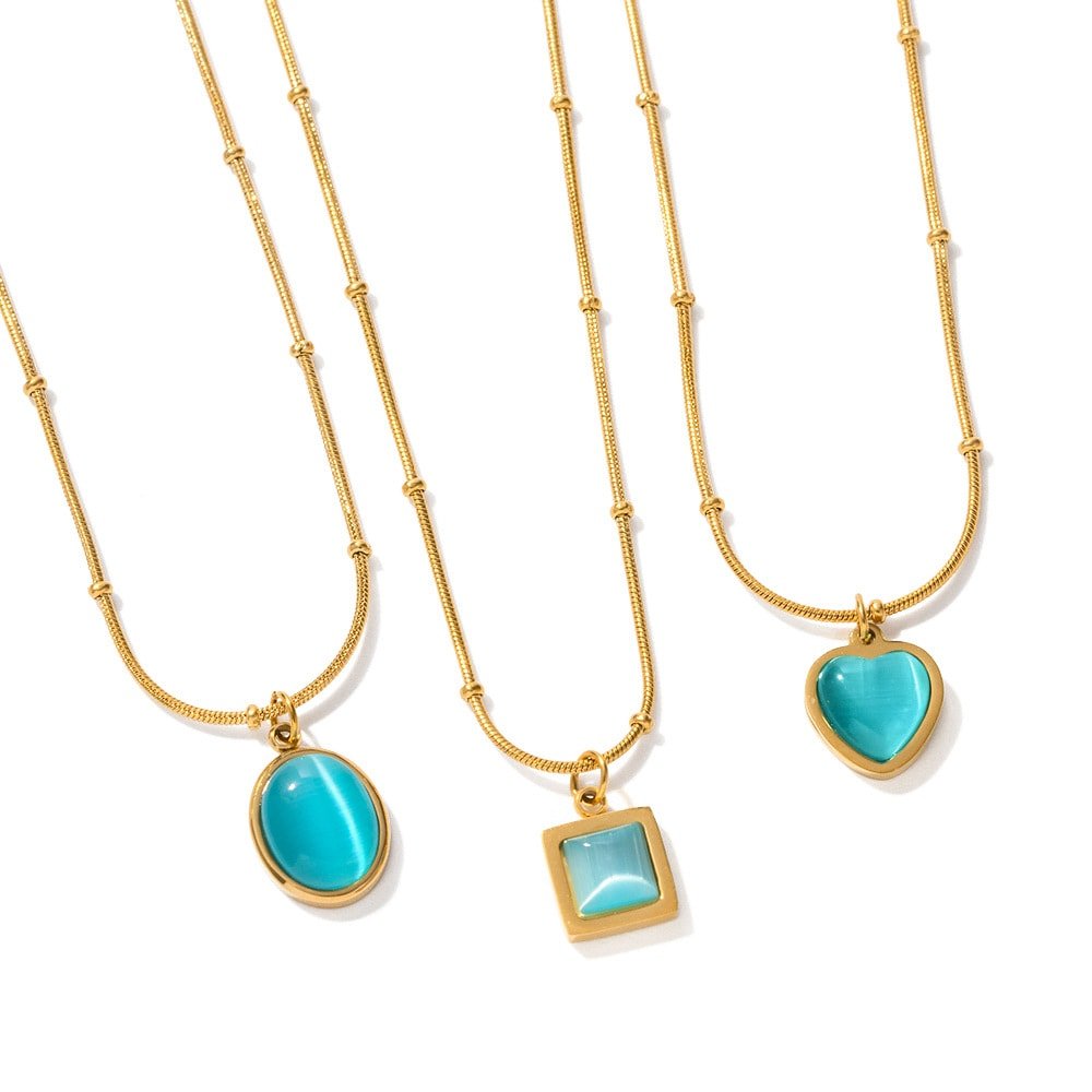 opal necklace gold 4