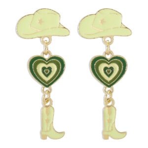 Cowboy Hat And Boot Earrings