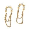 chain tassel earrings 0