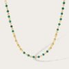 green gold necklace 1